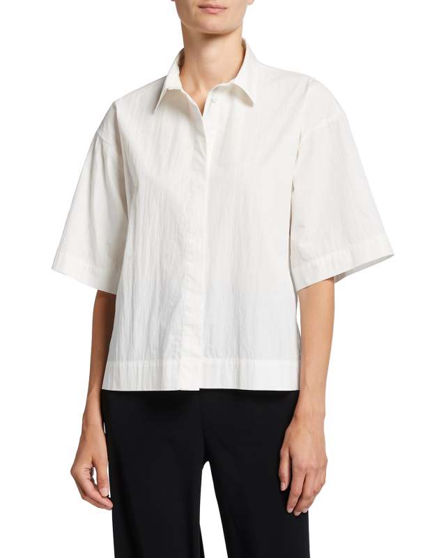 Short-Sleeve Button-Down Shirt